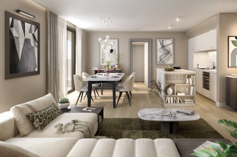 Living Domus Ostiense Render Interno