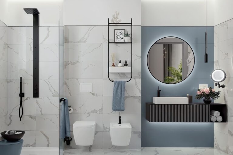 Bagno Domus Ostiense Render Interno