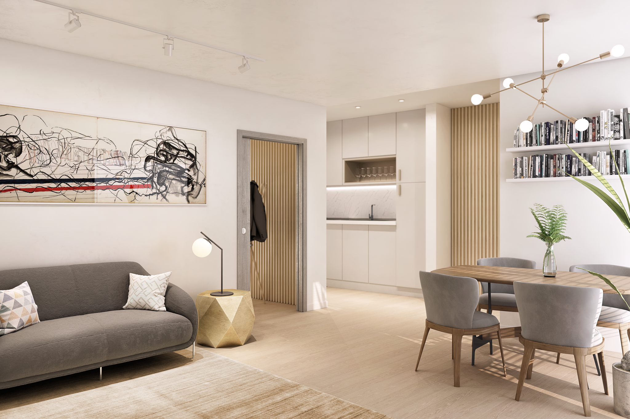 living bilocale Domus Ostiense